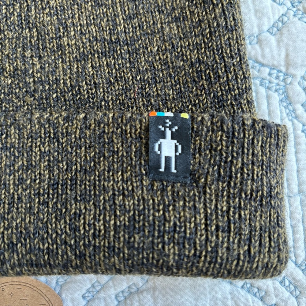 Smartwool | Unisex Cozy Cabin Hat Winter Moss OS Beanie Merino Wool - Picture 4 of 7